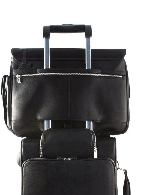 CAMPIONARIO - MODUS Malet&iacute;n para PC de 13", en piel negro - Maletines de Trabajo