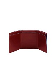 PIQUADRO CAMPIONARIO - BLUE SQUARE Tarjetero de piel ROJO - Carteras Hombre - 2