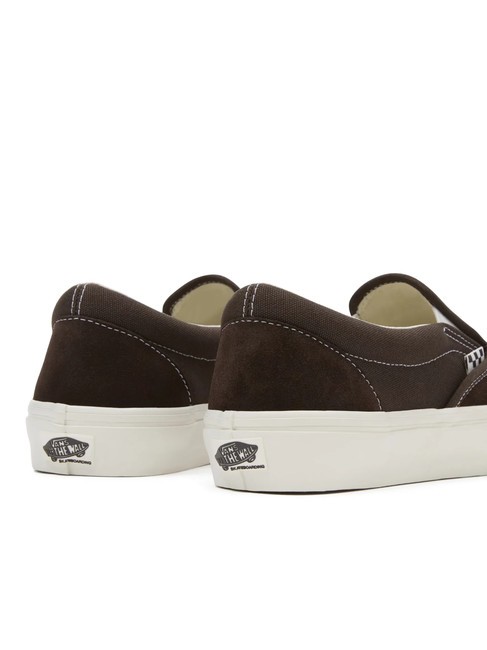 SKATE SLIP-ON zapatillas skate marr&oacute;n chocolate - Zapatos Hombre