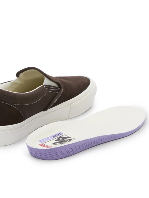 SKATE SLIP-ON zapatillas skate marr&oacute;n chocolate - Zapatos Hombre