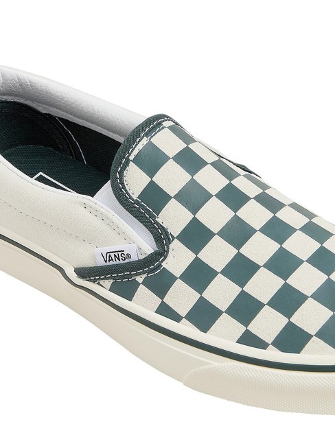 CLASSIC SLIP-ON  Zapatos de lona verde/blanco verdadero - Zapatos unisex