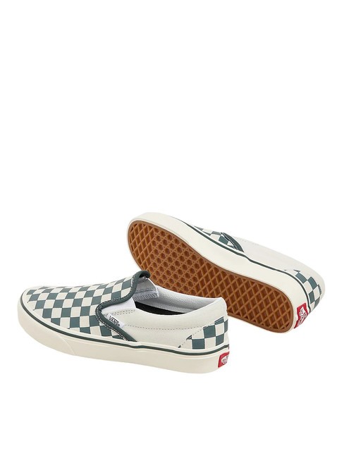 CLASSIC SLIP-ON  Zapatos de lona verde/blanco verdadero - Zapatos unisex