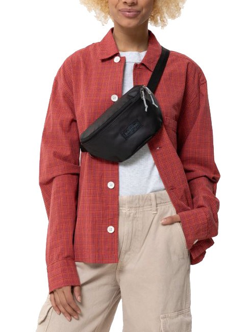 SPRINGER Cangurera lona negra - Riñoneras