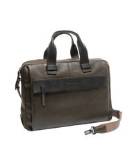 PIQUADRO CAMPIONARIO - PYRAMID Malet&iacute;n de piel, porta pc de 15" VERDE - Maletines de Trabajo - 2