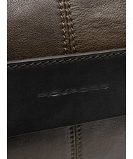 PIQUADRO CAMPIONARIO - PYRAMID Malet&iacute;n de piel, porta pc de 15" VERDE - Maletines de Trabajo - 3