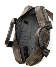 PIQUADRO CAMPIONARIO - PYRAMID Malet&iacute;n de piel, porta pc de 15" VERDE - Maletines de Trabajo - 5