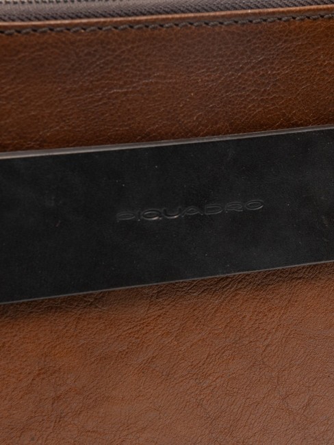 CAMPIONARIO - PYRAMID Portapapeles de cuero BROWN - Fundas para tablet & Organizer