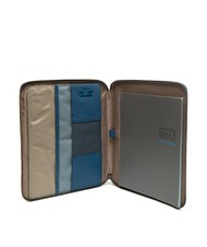 PIQUADRO CAMPIONARIO - SIGNO Portapapeles A4 en piel y tela. - Fundas para tablet & Organizer