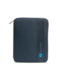 PIQUADRO CAMPIONARIO - PQ-BIOS Portapapeles A4 en piel y tela. azul - Fundas para tablet & Organizer - 4