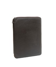 PIQUADRO CAMPIONARIO - BLACK SQUARE portapapeles de cuero A4 pelo oscuro - Fundas para tablet & Organizer - 4