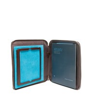PIQUADRO CAMPIONARIO - BLUE SQUARE  Bloc de notas A4 CUADRADO AZUL CAOBA - Fundas para tablet & Organizer - 2