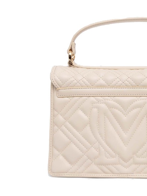 QUILTED Bolso malet&iacute;n con bandolera Marfil - Bolsos Mujer