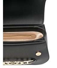 LOVE MOSCHINO HEART CHAIN Bolso de mano con bandolera negro - Bolsos Mujer - 3