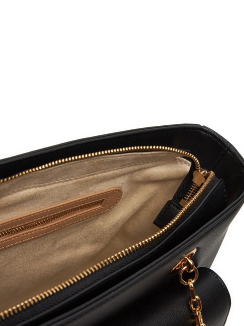 HEART CHAIN Bolso shopper de hombro negro - Bolsos Mujer