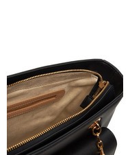 LOVE MOSCHINO HEART CHAIN Bolso shopper de hombro negro - Bolsos Mujer - 4