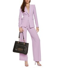 LOVE MOSCHINO HEART CHAIN Bolso shopper de hombro negro - Bolsos Mujer - 5