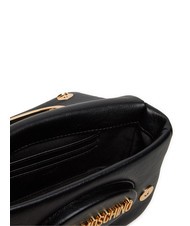LOVE MOSCHINO FOULARD Bolso bandolera micro negro - Bolsos Mujer - 4
