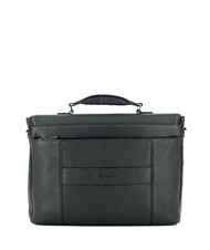 PIQUADRO MODUS Maletín de piel para pc 15 " azul - Maletines de Trabajo - 4