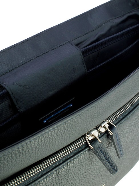 MODUS Maletín de piel para pc 15 " azul - Maletines de Trabajo