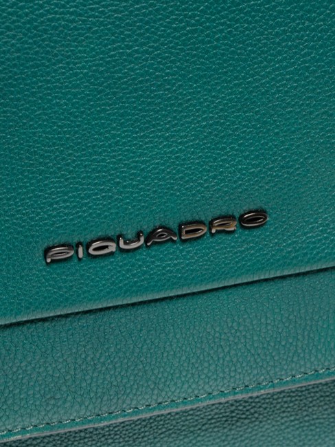 CAMPIONARIO -  TALLIN Malet&iacute;n messenger de piel para pc 14" VERDE - Maletines de Trabajo