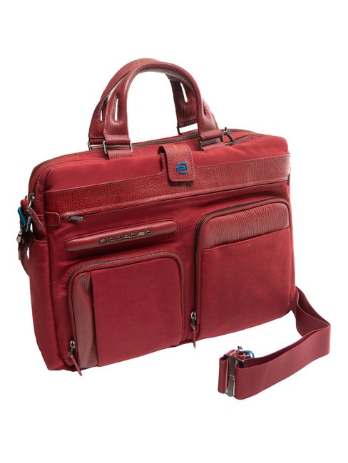CAMPIONARIO - SIGNO OUT Malet&iacute;n en tela y piel, 13" pc ROJO - Maletines de Trabajo