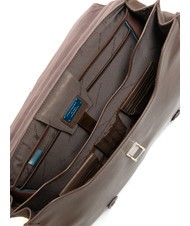 PIQUADRO CAMPIONARIO - MODUS OUT Malet&iacute;n de piel, soporte para port&aacute;til de 15,6" MORO - Maletines de Trabajo - 5