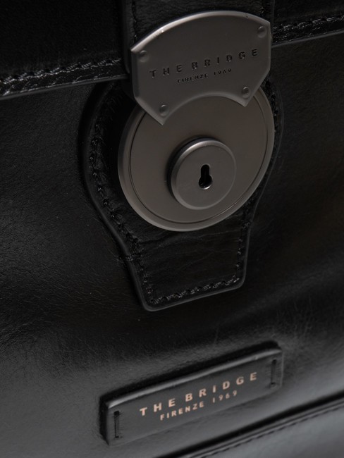 NERI  Maletín de cuero rutenio mate negro / oscuro - Maletines de Trabajo