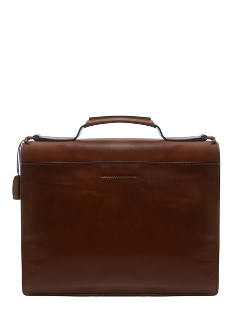 NERI  Maletín de cuero Marrón / Rutenio - Maletines de Trabajo
