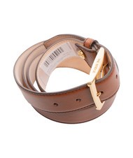 THE BRIDGE CORE  cintur&oacute;n de cuero BROWN - Cinturones - 3