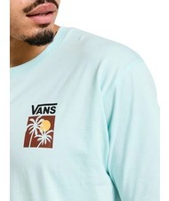 VANS ISLAND BOX Camiseta de algodón con estampado resplandor azul - camiseta - 3
