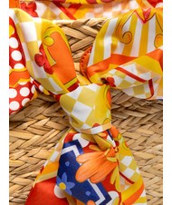 YNOT JAVA Bolso de playa mediano de paja naranja - Bolsos Mujer - 3