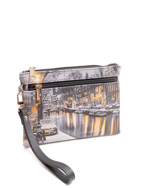 YESBAG Bolso de mano tipo sobre con poliserina nieve en &aacute;msterdam - Bolsos Mujer