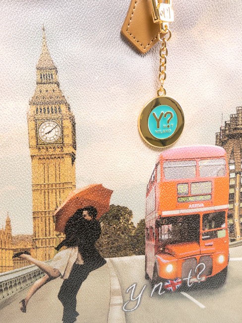 YESBAG Bolsa de compras cuadrada amor de londres - Bolsos Mujer