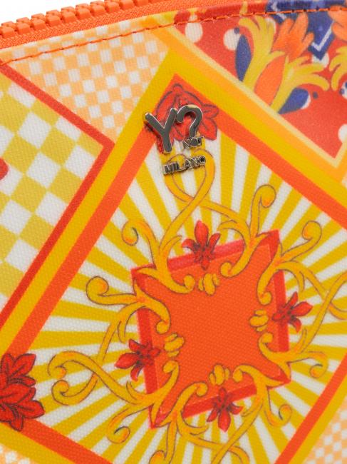 SICILY Neceser con estampado integral naranja - Neceser