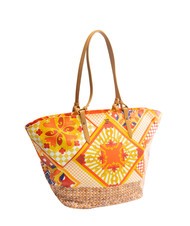 YNOT SICILY Bolsa de compras de playa grande naranja - Bolsos Mujer - 2