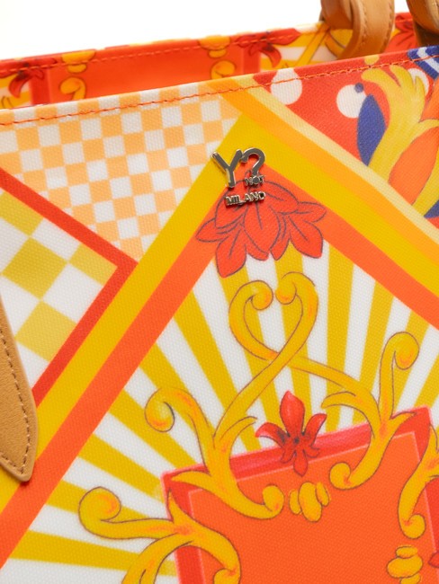 SICILY Bolsa de compras de playa grande naranja - Bolsos Mujer