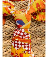 YNOT JAVA Bolso de playa grande de paja naranja - Bolsos Mujer - 2