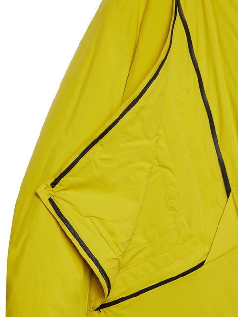J53  Chaqueta modular larga con capucha. amarillo - Chaquetas de hombre