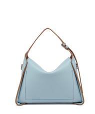 GIANNI CHIARINI PENELOPE Bolso bandolera de piel con bandolera caramelo-cielo - Bolsos Mujer - 3