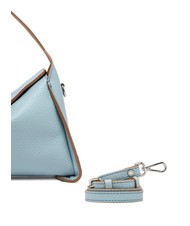 GIANNI CHIARINI PENELOPE Bolso bandolera de piel con bandolera caramelo-cielo - Bolsos Mujer - 4