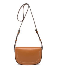 GIANNI CHIARINI ISA Bolso de piel con solapa, al hombro crema de caramelo - Bolsos Mujer - 3