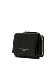 GIANNI CHIARINI WALLETS GRAIN Cartera peque&ntilde;a de piel granulada negro - Carteras Mujer - 3