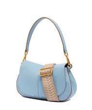 GIANNI CHIARINI HELENA ROUND Bolso de piel con doble bandolera. cielo - Bolsos Mujer - 2