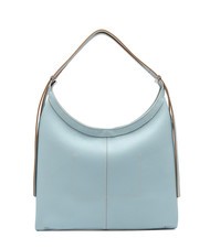 GIANNI CHIARINI NORMA Bolso hobo de piel al hombro cielo - Bolsos Mujer - 3