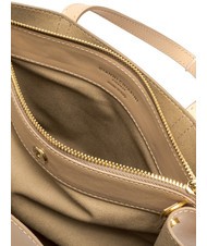 GIANNI CHIARINI ALTEA Bolso shopping de piel con bandolera crema - Bolsos Mujer - 5