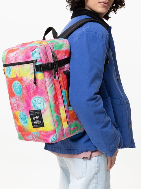 TRANSIT' R PACK x Andrè Mochila para portátil de 15,6" nubes fluo - Mochilas para portátil