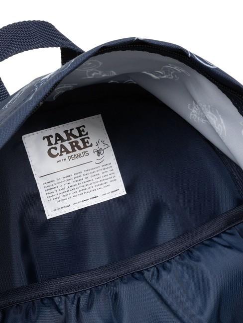 PADDED PAK'R x PEANUTS Mochila para PC de 13" maní azul marino - Mochilas Escuela & Tiempo Libre