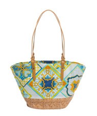 YNOT SICILY Bolso shopping de playa mediano azul - Bolsos Mujer - 4