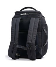 PIQUADRO BRIEF 2 Mochila tipo duffle de piel y tejido azul - Mochilas para port&aacute;til - 2
