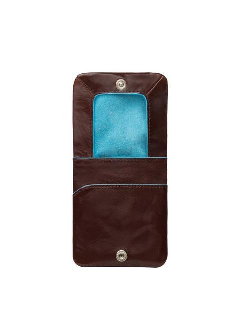 BLUE SQUARE Monedero de piel CAOBA - Carteras Hombre